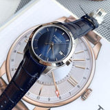 Buy Shop Tissot Couturier Lady Blue Dial Blue Leather Strap Watch for Women - T035.210.16.041.00 USA Online