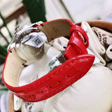 Buy Shop Tissot Couturier Lady Silver Dial Red Leather Strap Watch for Women - T035.210.16.031.01 USA Online