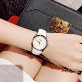 Buy Shop Tissot Couturier Lady Silver Dial White Leather Strap Watch For Women - T035.210.16.011.00 USA Online