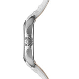 Buy Shop Tissot Couturier Lady Silver Dial White Leather Strap Watch For Women - T035.210.16.011.00 USA Online