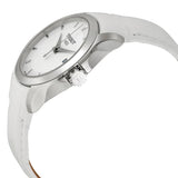 Buy Shop Tissot Couturier Lady Silver Dial White Leather Strap Watch For Women - T035.210.16.011.00 USA Online