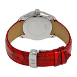 Buy Shop Tissot Couturier White Dial Red Leather Watch For Women - T035.210.16.011.01 USA Online