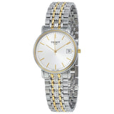 Buy Shop Tissot Desire White Dial Two Tone Mesh Bracelet Two Tone Steel Watch For Men - T52.2.481.31 USA Online
