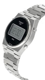 Buy Shop Tissot Digital Quartz Black Dial Silver Steel Strap Watch for Men - T137.463.11.050.00 USA Online