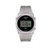Buy Shop Tissot Digital Quartz Black Dial Silver Steel Strap Watch for Men - T137.463.11.050.00 USA Online
