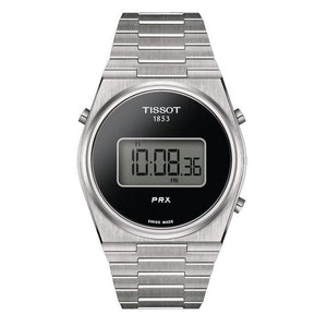 Buy Shop Tissot Digital Quartz Black Dial Silver Steel Strap Watch for Men - T137.463.11.050.00 USA Online