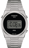 Buy Shop Tissot Digital Quartz Black Dial Silver Steel Strap Watch for Men - T137.463.11.050.00 USA Online