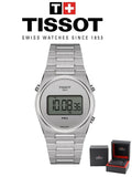Buy Shop Tissot Digital Quartz Silver Dial Silver Steel Strap Watch for Men - T137.463.11.030.00 USA Online