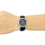 Buy Shop Tissot Dressport Chronograph Black Dial Black Leather Strap Watch for Women - T050.217.17.057.00 USA Online