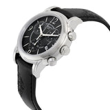 Buy Shop Tissot Dressport Chronograph Black Dial Black Leather Strap Watch for Women - T050.217.17.057.00 USA Online