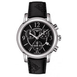 Buy Shop Tissot Dressport Chronograph Black Dial Black Leather Strap Watch for Women - T050.217.17.057.00 USA Online