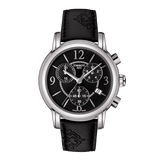 Buy Shop Tissot Dressport Chronograph Black Dial Black Leather Strap Watch for Women - T050.217.17.057.00 USA Online