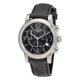 Buy Shop Tissot Dressport Chronograph Black Dial Black Leather Strap Watch for Women - T050.217.17.057.00 USA Online
