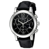 Buy Shop Tissot Dressport Chronograph Black Dial Black Leather Strap Watch for Women - T050.217.17.057.00 USA Online