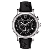 Buy Shop Tissot Dressport Chronograph Black Dial Black Leather Strap Watch for Women - T050.217.17.057.00 USA Online