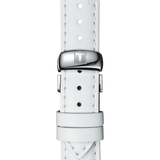 Buy Shop Tissot Dressport Chronograph Mother of Pearl Dial White Leather Strap Watch for Women - T050.217.17.117.00 USA Online