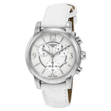 Buy Shop Tissot Dressport Chronograph Mother of Pearl Dial White Leather Strap Watch for Women - T050.217.17.117.00 USA Online