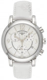Buy Shop Tissot Dressport Chronograph Mother of Pearl Dial White Leather Strap Watch for Women - T050.217.17.117.00 USA Online