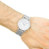 Buy Shop Tissot Everytime Desire Medium Silver Dial Silver Mesh Bracelet Watch For Men - T109.410.11.032.00 USA Online