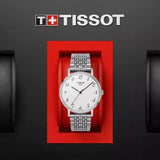 Buy Shop Tissot Everytime Desire Medium Silver Dial Silver Mesh Bracelet Watch For Men - T109.410.11.032.00 USA Online