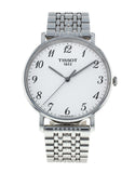 Buy Shop Tissot Everytime Desire Medium Silver Dial Silver Mesh Bracelet Watch For Men - T109.410.11.032.00 USA Online
