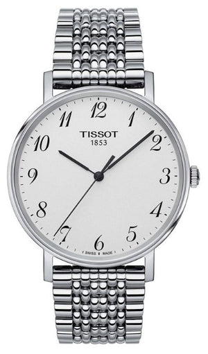 Buy Shop Tissot Everytime Desire Medium Silver Dial Silver Mesh Bracelet Watch For Men - T109.410.11.032.00 USA Online