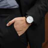Buy Shop Tissot Everytime Desire Medium White Dial Black Leather Strap Watch For Men - T109.410.16.032.00 USA Online