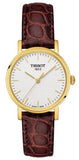 Buy Shop Tissot Everytime Desire Small White Dial Maroon Leather Strap Watch For Women - T109.210.36.031.00 USA Online