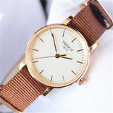Buy Shop Tissot Everytime Desire White Dial Maroon NATO Strap Watch for Women - T109.210.37.031.00 USA Online