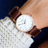 Buy Shop Tissot Everytime Desire White Dial Maroon NATO Strap Watch for Women - T109.210.37.031.00 USA Online