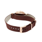 Buy Shop Tissot Everytime Desire White Dial Maroon NATO Strap Watch for Women - T109.210.37.031.00 USA Online