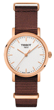Buy Shop Tissot Everytime Desire White Dial Maroon NATO Strap Watch for Women - T109.210.37.031.00 USA Online
