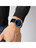 Buy Shop Tissot Everytime Gent Blue Dial Black Leather Strap Watch for Men - T143.410.16.041.00 USA Online