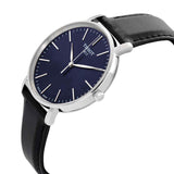 Buy Shop Tissot Everytime Gent Blue Dial Black Leather Strap Watch for Men - T143.410.16.041.00 USA Online