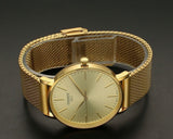 Buy Shop Tissot Everytime Gent Gold Dial Gold Mesh Bracelet Watch for Men - T143.410.33.021.00 USA Online