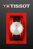 Buy Shop Tissot Everytime Gent Silver Dial Brown Leather Strap Watch for Men - T143.410.36.011.00 USA Online
