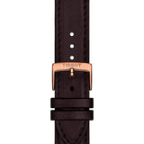 Buy Shop Tissot Everytime Gent Silver Dial Brown Leather Strap Watch for Men - T143.410.36.011.00 USA Online