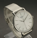 Buy Shop Tissot Everytime Gent Silver Dial Silver Mesh Bracelet Watch for Men - T143.410.11.011.00 USA Online