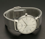 Buy Shop Tissot Everytime Gent Silver Dial Silver Mesh Bracelet Watch for Men - T143.410.11.011.00 USA Online
