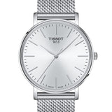 Buy Shop Tissot Everytime Gent Silver Dial Silver Mesh Bracelet Watch for Men - T143.410.11.011.00 USA Online
