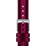 Buy Shop Tissot Everytime Lady Burgundy Dial Burgundy Leather Strap Watch for Women - T143.210.17.331.00 USA Online