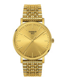 Buy Shop Tissot Everytime Lady Gold Dial Gold Mesh Bracelet Watch for Women - T143.210.33.021.00 USA Online