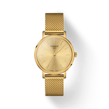 Buy Shop Tissot Everytime Lady Gold Dial Gold Mesh Bracelet Watch for Women - T143.210.33.021.00 USA Online