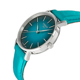 Buy Shop Tissot Everytime Lady Green Dial Green Leather Strap Watch for Women - T143.210.17.091.00 USA Online
