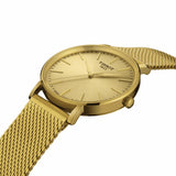 Buy Shop Tissot Everytime Lady Gold Dial Gold Mesh Bracelet Watch for Women - T143.210.33.021.00 USA Online