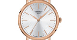Buy Shop Tissot Everytime Lady Silver Dial Brown Leather Strap Watch for Women - T143.210.36.011.00 USA Online