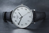Buy Shop Tissot Everytime Large White Dial Black Leather Strap Watch For Men - T109.610.16.032.00 USA Online