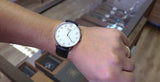 Buy Shop Tissot Everytime Large White Dial Black Leather Strap Watch For Men - T109.610.16.032.00 USA Online