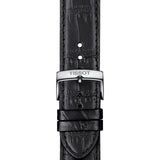 Buy Shop Tissot Everytime Large White Dial Black Leather Strap Watch For Men - T109.610.16.032.00 USA Online