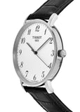 Buy Shop Tissot Everytime Large White Dial Black Leather Strap Watch For Men - T109.610.16.032.00 USA Online